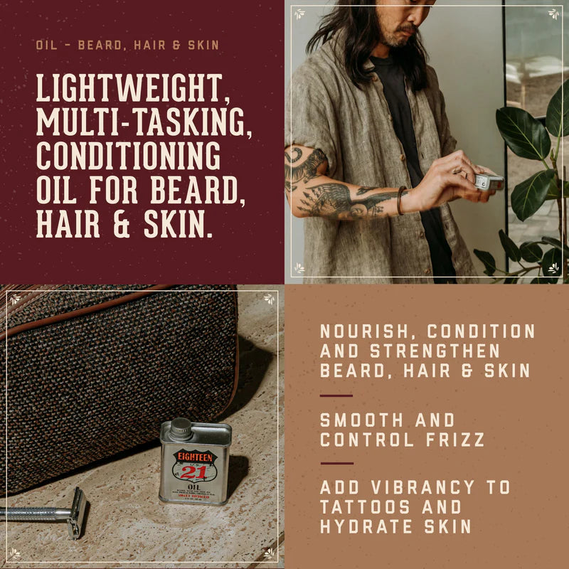 Sweet Tobacco Beard, Hair and Skin Oil 60ml
