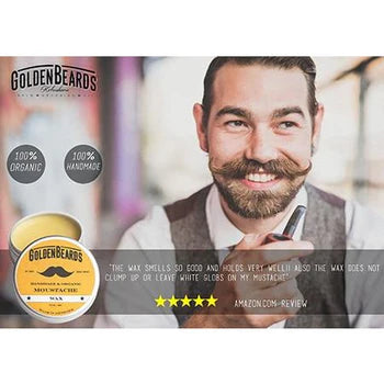 Golden Beards Ekologisk mustachvax 15ml