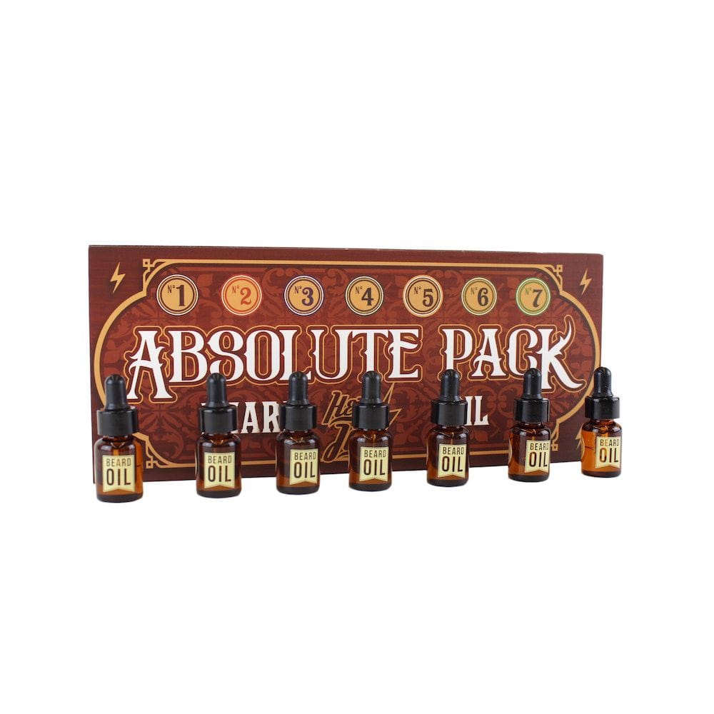 Hey Joe Absolute Pack Selection Of Beard Oils 7 x 3 ml – Skäggprodukter.se
