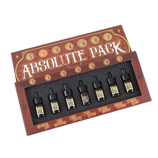 Hey Joe Absolute Pack Selection Of Beard Oils 7 x 3 ml