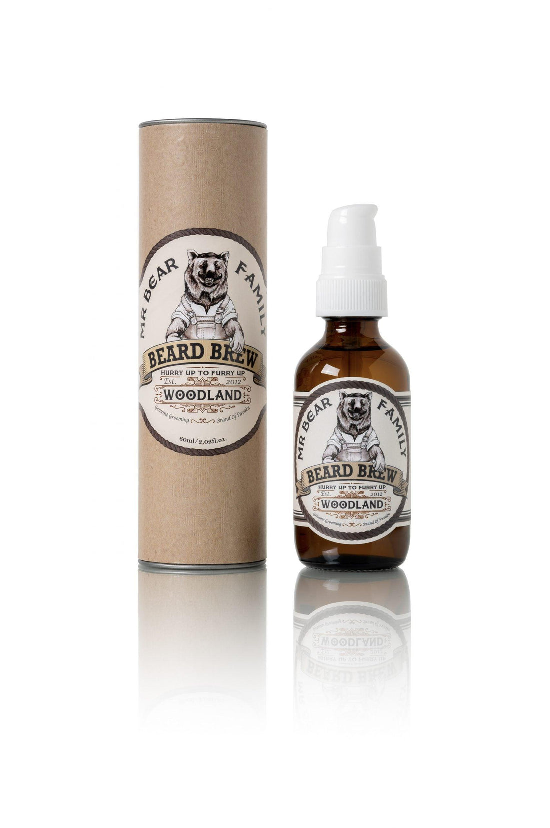 Skäggolja Woodland Pump (60 ml) - Skäggprodukter.se