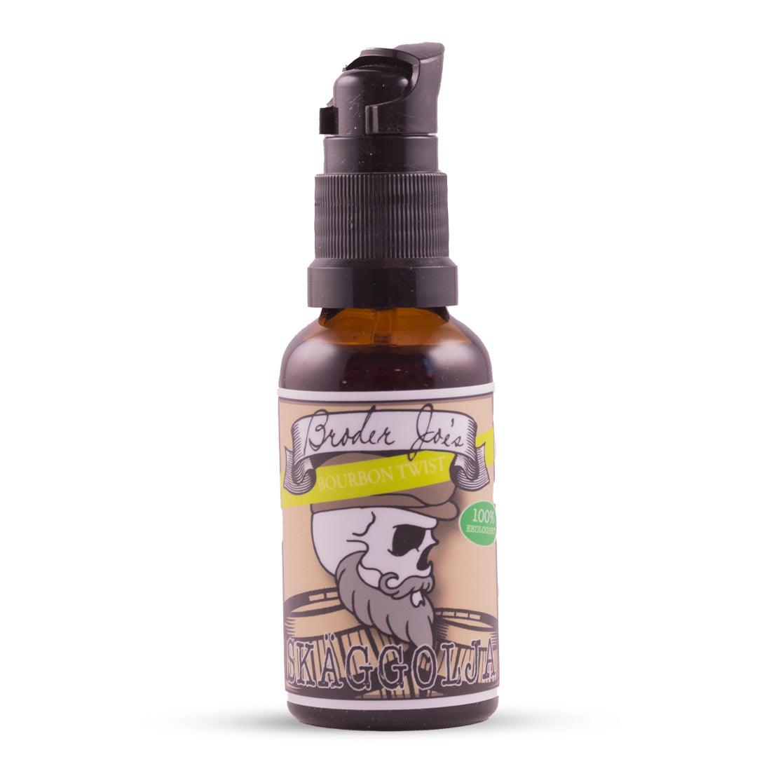 Skäggolja Bourbon Twist - Ekologisk(30 ml) - Skäggprodukter.se