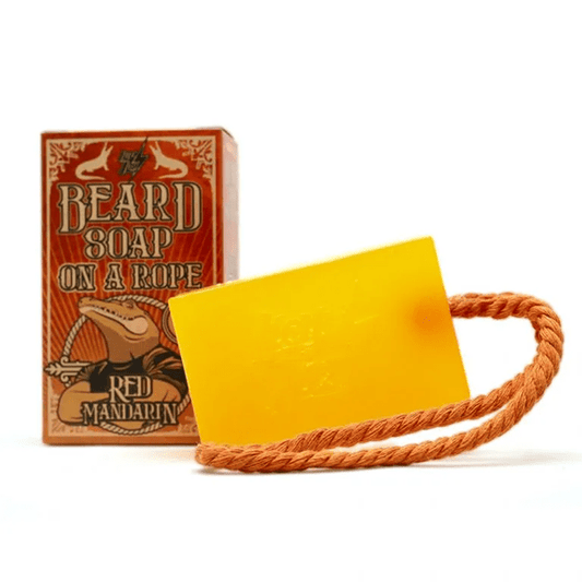 Hey Joe BEARD SOAP ON A ROPE No. 2 RED MANDARIN