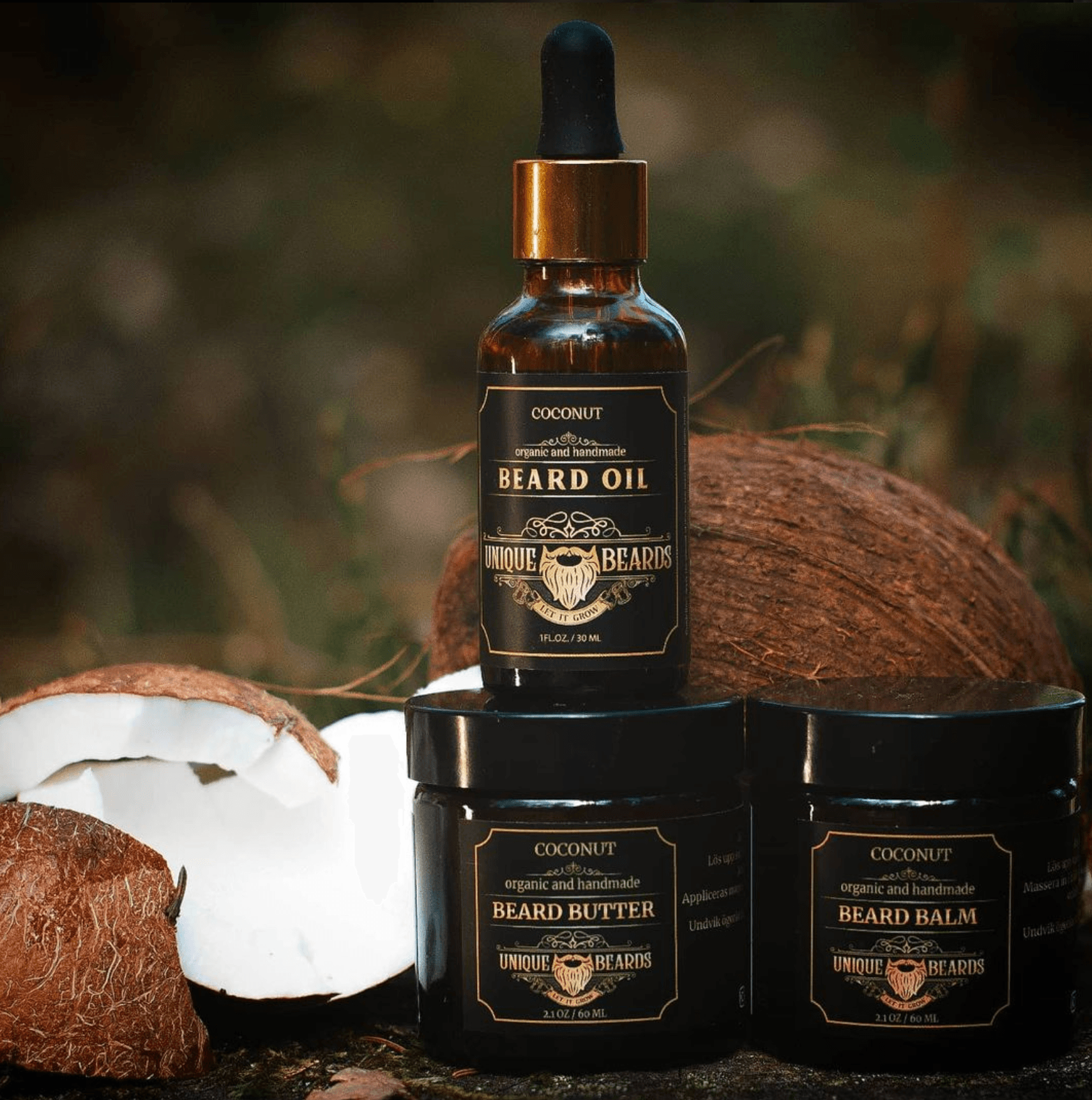Skäggolja - Coconut - Skäggprodukter.se