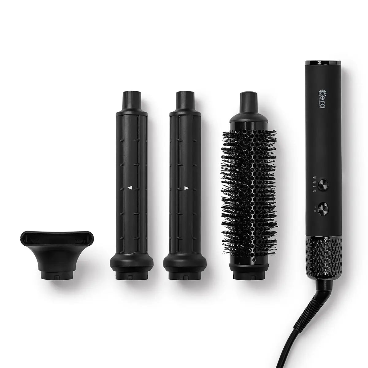 Cera Pro Multi-Airstyler med munstycke, rundborste och Airwrap-tillbehör