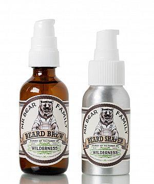 Skäggvårdspaket - Skäggolja & Beard Shaper Wilderness - Skäggprodukter.se