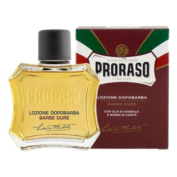 En flaska Proraso After Shave Lotion - Närande för råkning.