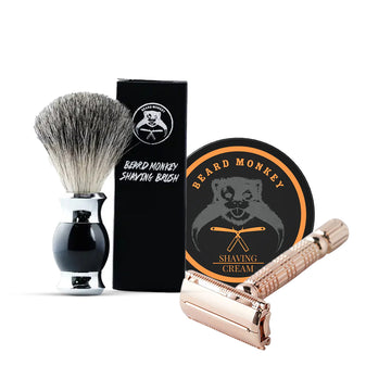 Rakningskit inkl. raktvål, rakborste och razor