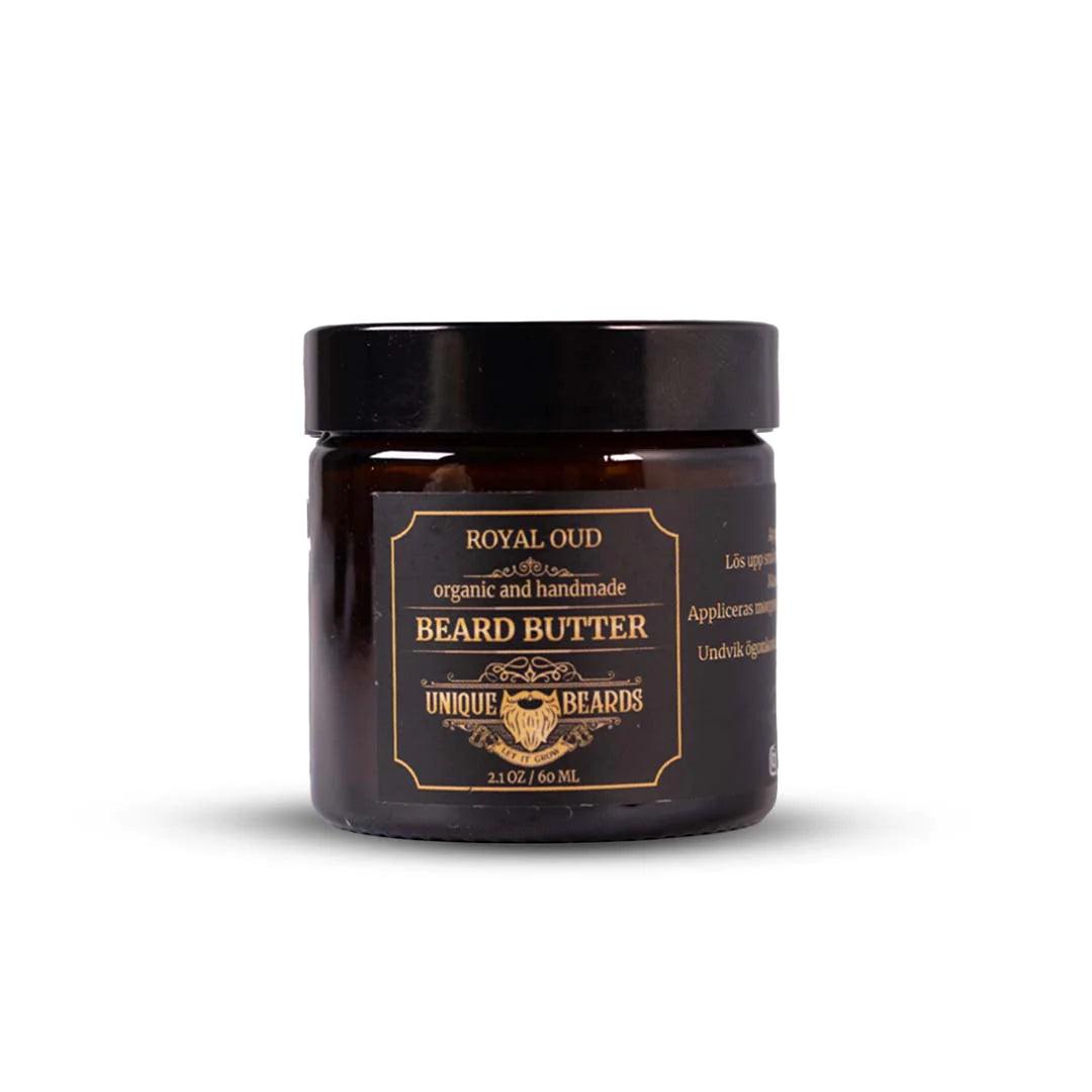 Skäggvårdspaket - skäggolja + skäggsmör Royal Oud - Skäggprodukter.se