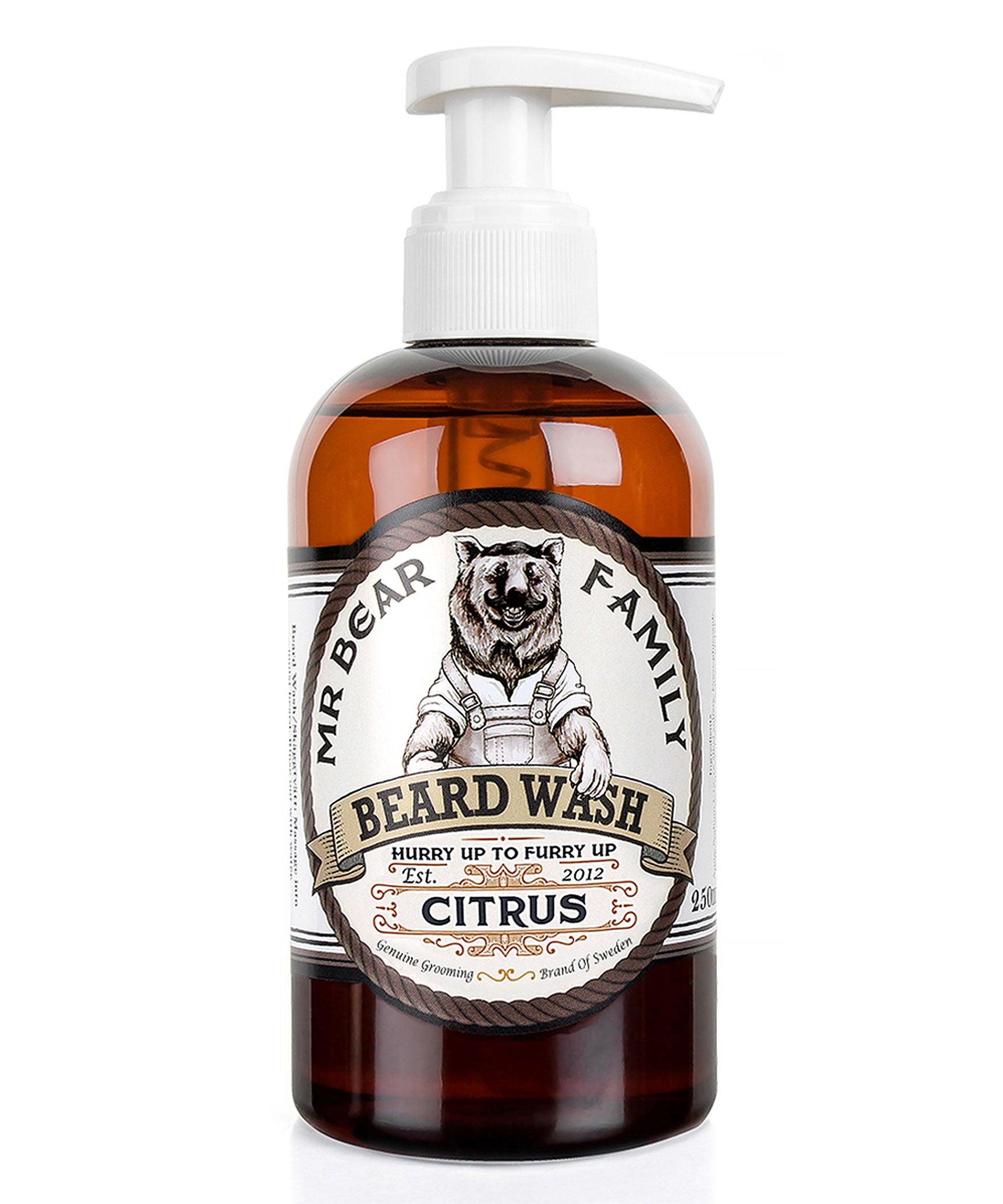 Skäggschampo med uppfriskande citrusdost (250 ml) - Skäggprodukter.se