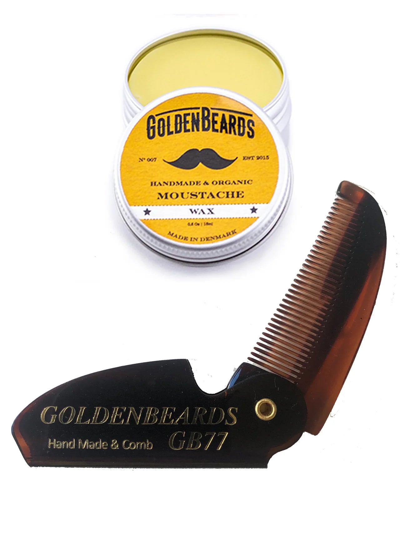 Mustachvax + GB77 Folding Comb - Special Edition