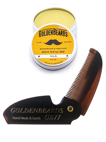 Mustachvax + GB77 Folding Comb - Special Edition